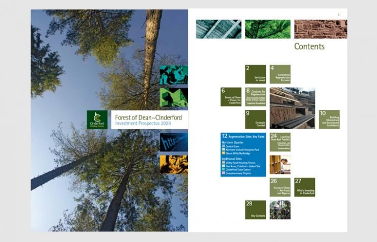 Forest of Dean Cinderford Prospectus Cover - IFP
